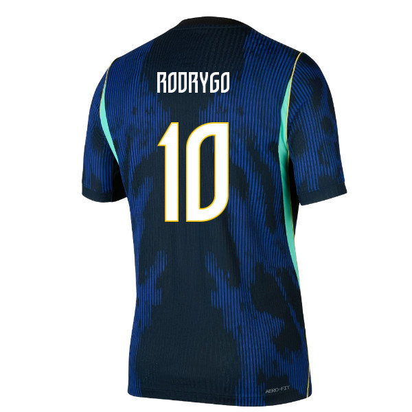 2026-2027 Brazil Match Away Jordan Aero-FIT Authentic Shirt (Rodrygo 10)-SoccerKits Hub | Buy Soccer Jerseys Online